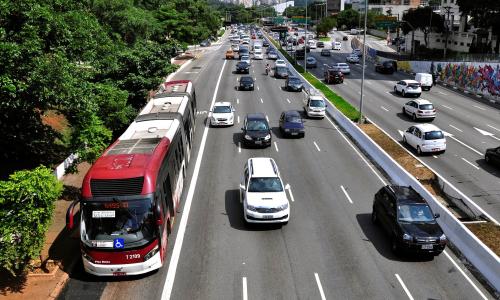 Viagens de ônibus como modo principal tiveram queda de 8% segundo o levantamento (foto: Mariana Gil/WRI Brasil)